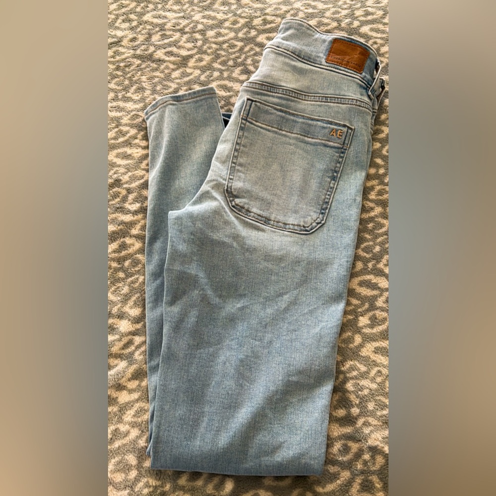 American Eagle Outfitters Blue Slim Straight Jeans